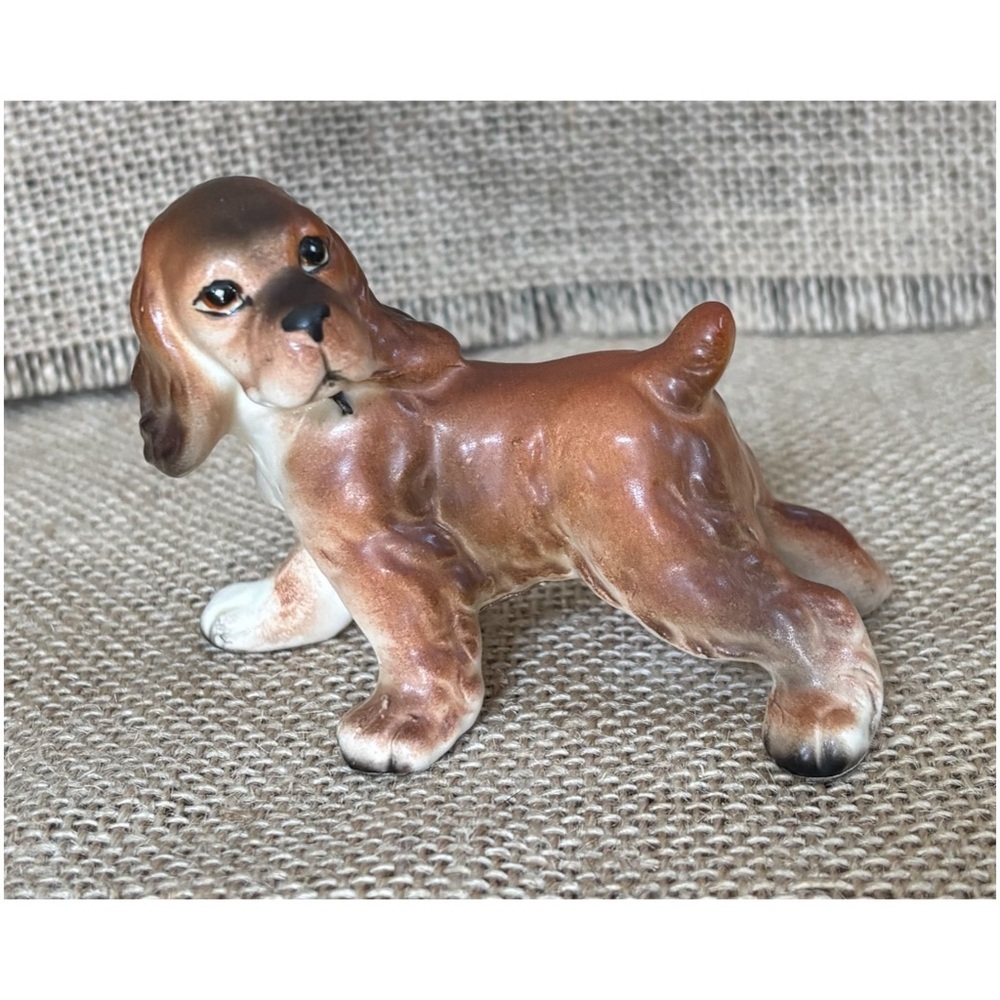 Vintage Lipper And Mann Cocker Spaniel Dog Figurine Puppy Lover Cottage Core
